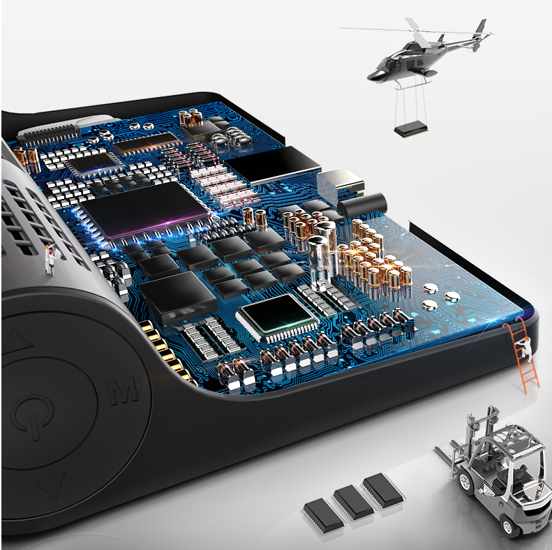 1080P High-definition Three-record Driving Recorder — view 3