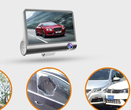 1080P High-definition Three-record Driving Recorder — view 5