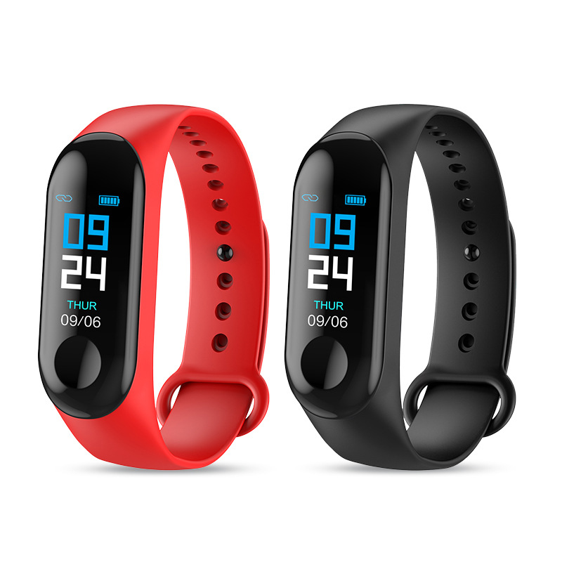Compatible With, Smart Bracelet Heart Rate And Blood Pressure Exercise Meter Step Information Push Smart Reminder Color Bracelet — view 2