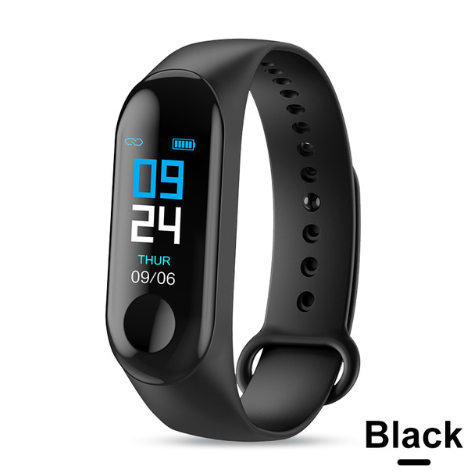 Compatible With, Smart Bracelet Heart Rate And Blood Pressure Exercise Meter Step Information Push Smart Reminder Color Bracelet — view 3