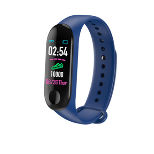 Compatible With, Smart Bracelet Heart Rate And Blood Pressure Exercise Meter Step Information Push Smart Reminder Color Bracelet — view 4