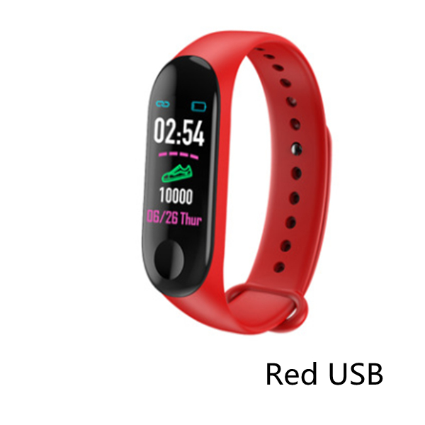 Compatible With, Smart Bracelet Heart Rate And Blood Pressure Exercise Meter Step Information Push Smart Reminder Color Bracelet — view 6