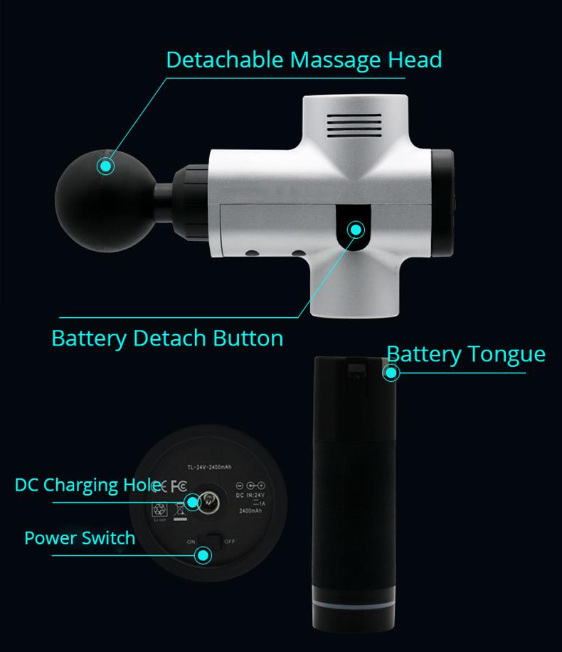 Relax Tissue Deep Muscle Massage Gun — view 2