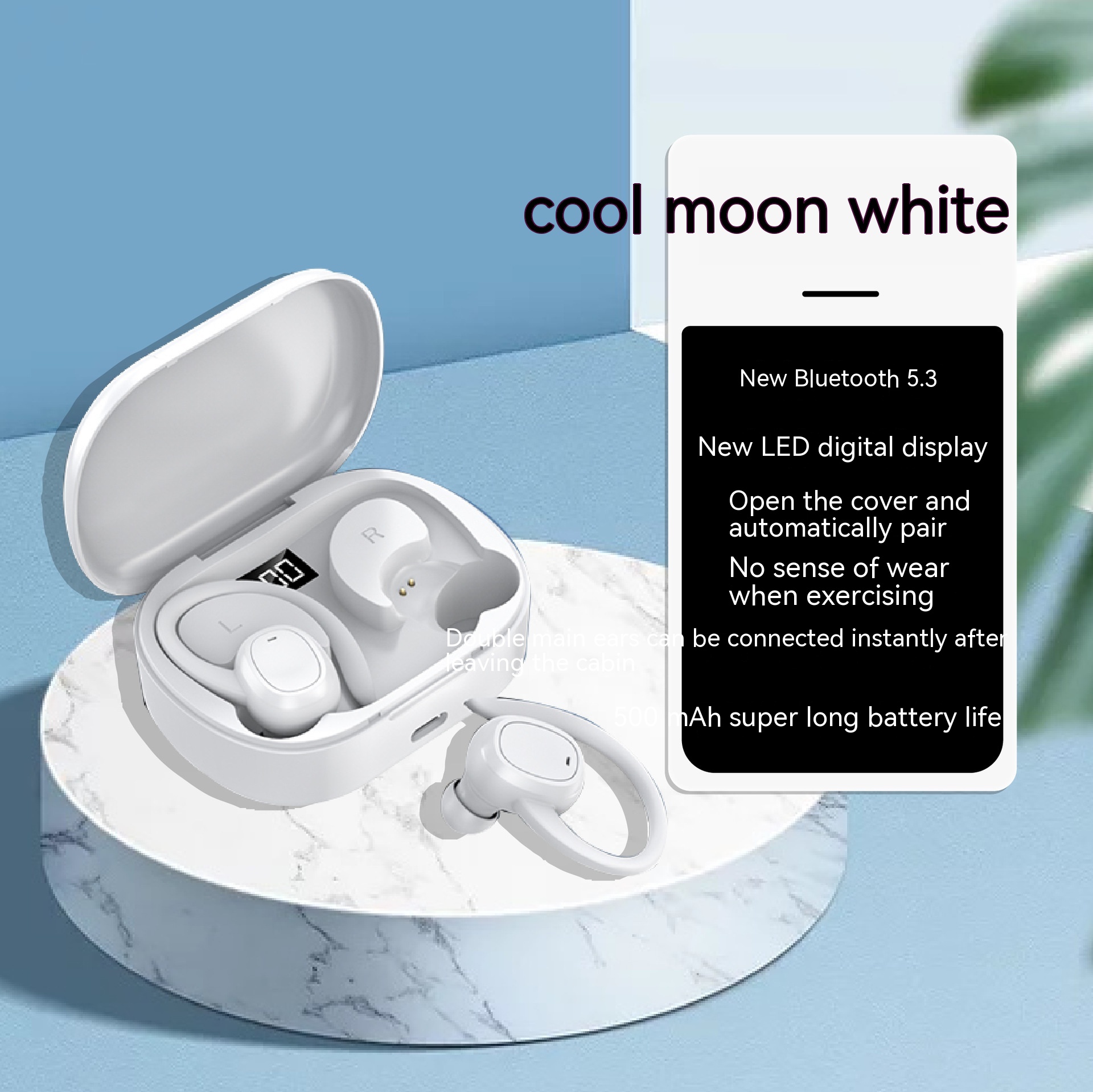 Wireless Sports Ear Hook Earphones — view 7