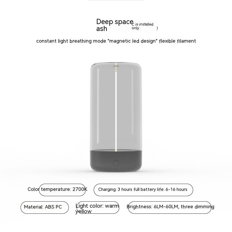 New LED Camping Light Type-c Rechargeable Portable Night Light With High Transparency And Anti Drop Creative Atmosphere Light — view 6
