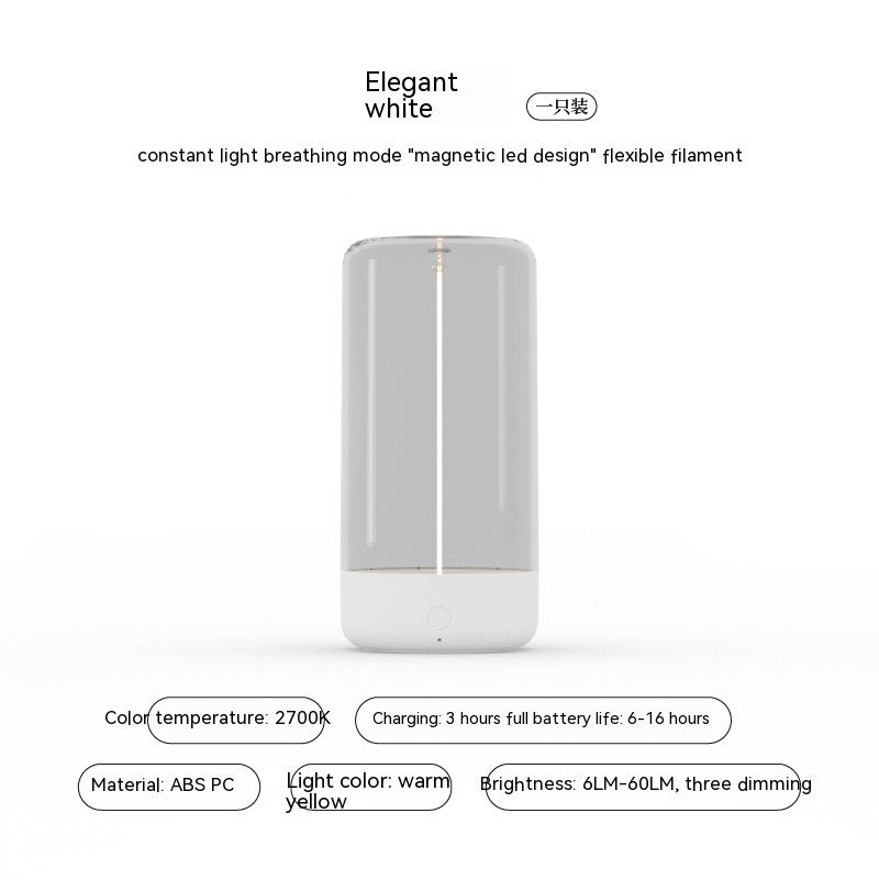 New LED Camping Light Type-c Rechargeable Portable Night Light With High Transparency And Anti Drop Creative Atmosphere Light — view 7