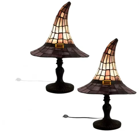 Witch Hat Lamps Creative Home Gothic Night Light Gift Witch Hat Light Ornament Halloween Home Ornament Decoration — view 5