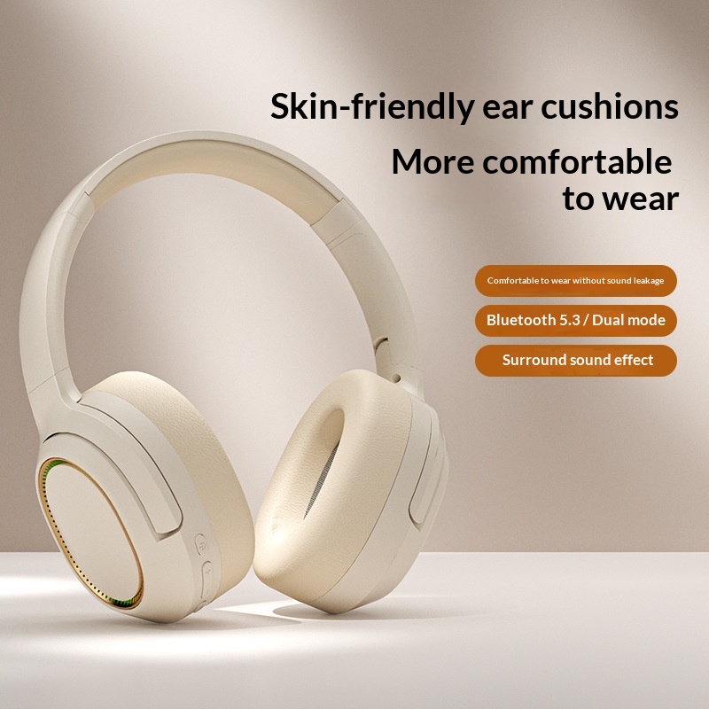 Headset Wireless Bluetooth Earphones With RGB Lighting — view 2