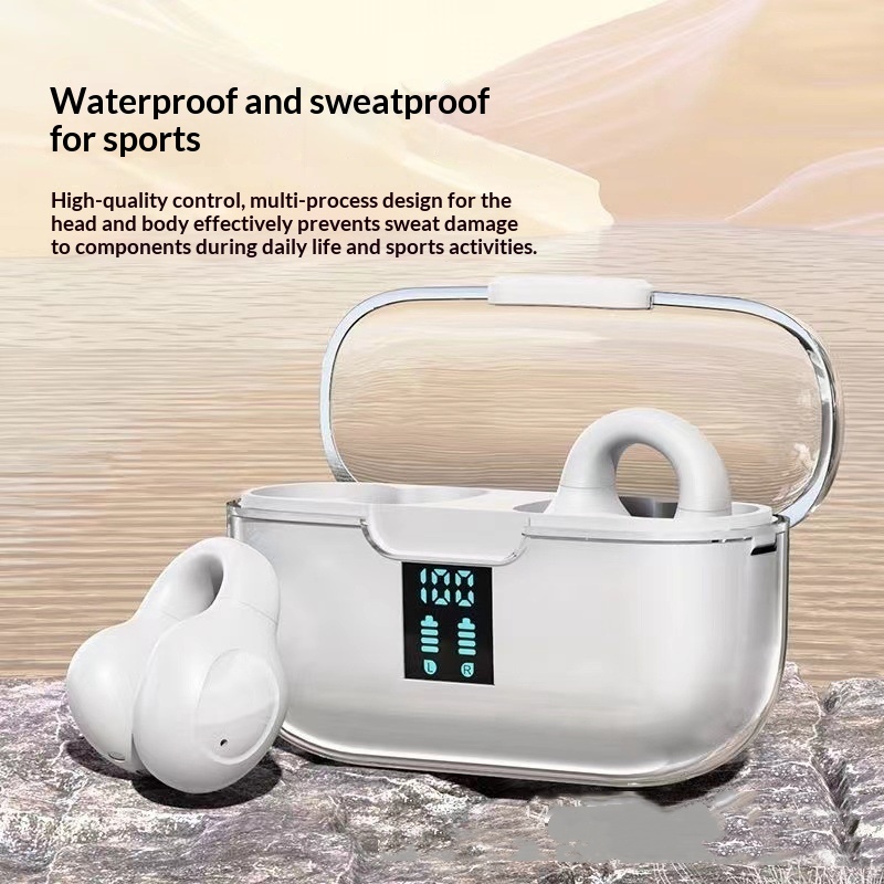 Ear-clip Bone Conduction Soft Silicone Bluetooth Earphones — view 2