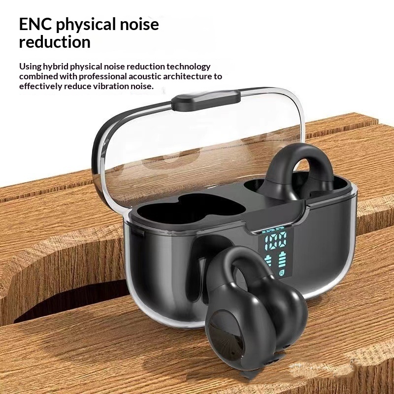 Ear-clip Bone Conduction Soft Silicone Bluetooth Earphones — view 3