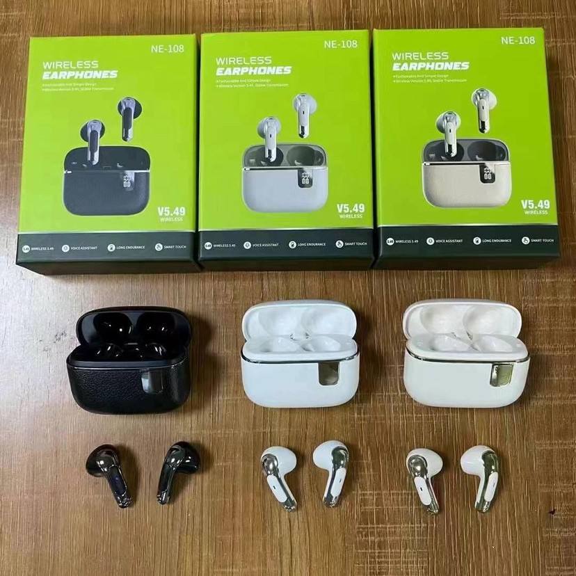 2025 New HiFi Earbuds with ANC Low Latency Wireless Earphones In-Ear Mic Sound Cancelling Auriculares Headphone Earbud — view 2