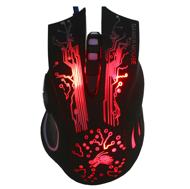 7-button Colorful Glowing USB Gaming Mouse — view 3