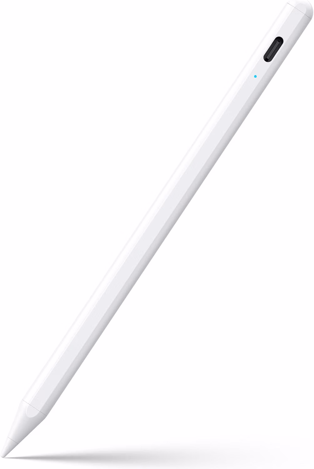 JAMJAKE Stylus Pen for iPad 6-11th Gen 2X Fast Charge, Palm Rejection-White