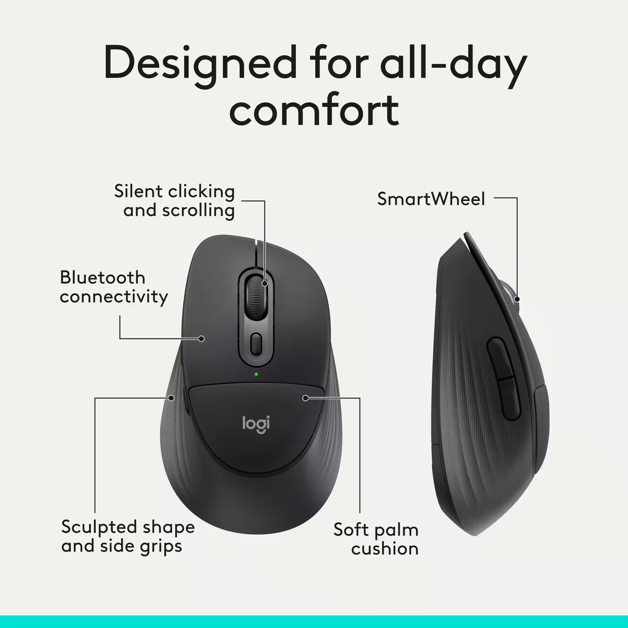 Original Logitech Signature Comfort Plus M850 L — view 3
