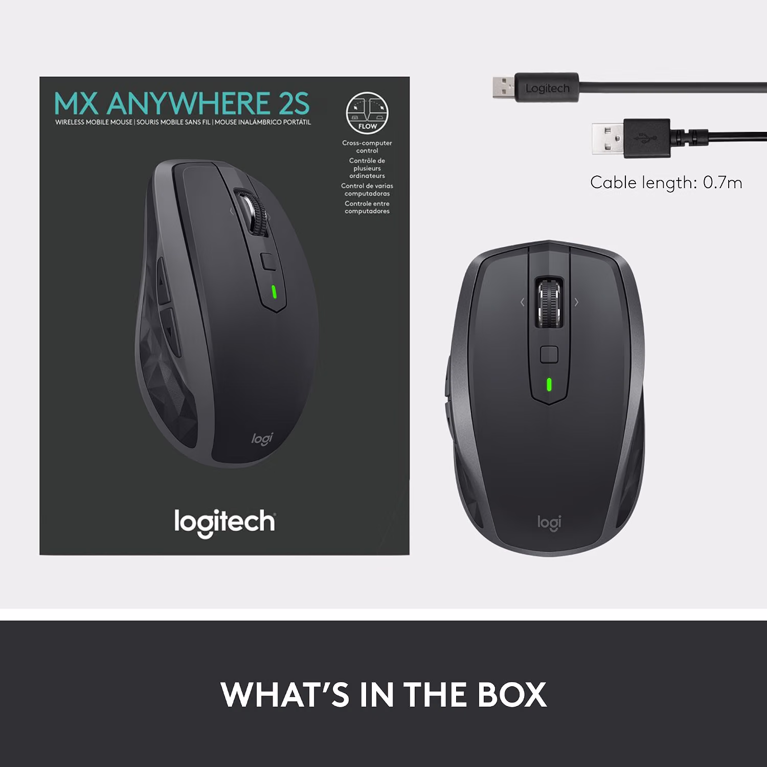 Logitech MX Anywhere 2S Bluetooth Edition Compact Wireless Mouse — view 8
