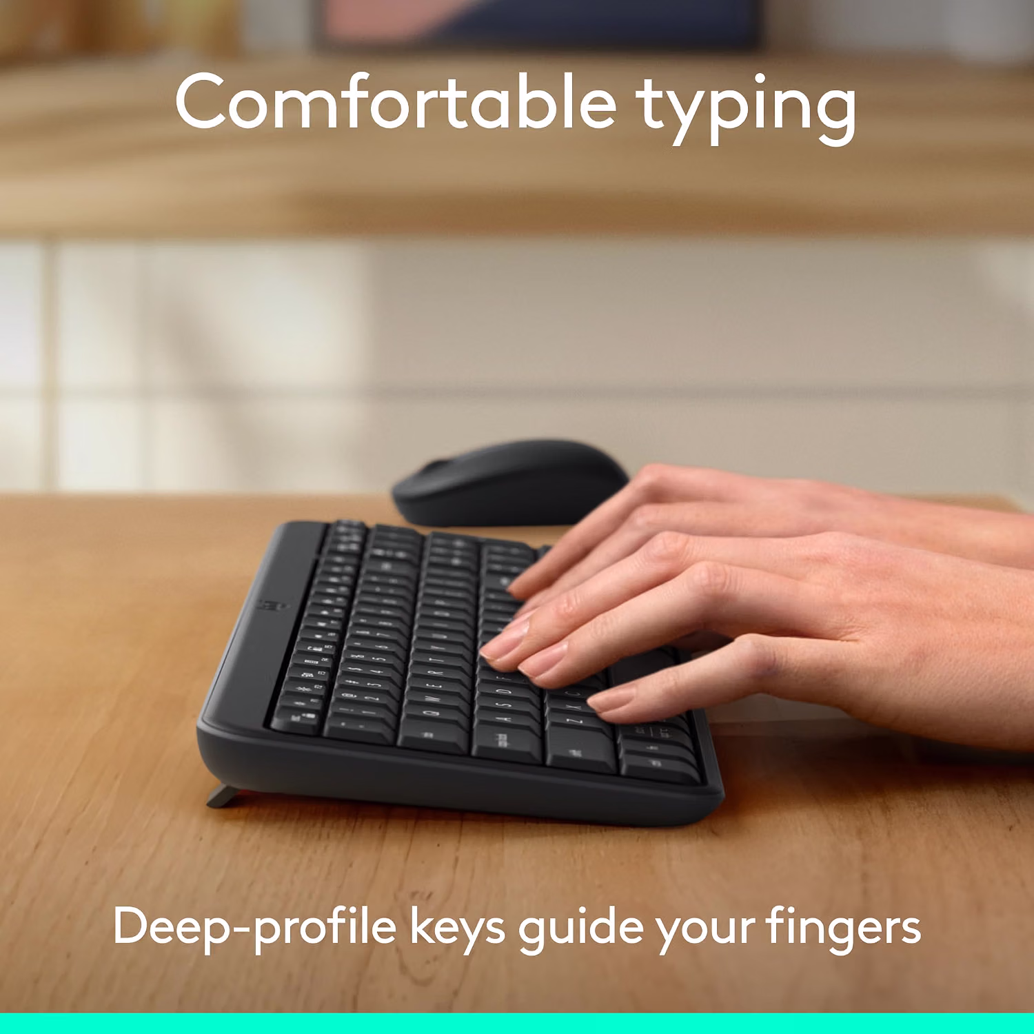 Logitech MK250 Wireless Bluetooth Keyboard and Mouse Combo - Graphite — view 4