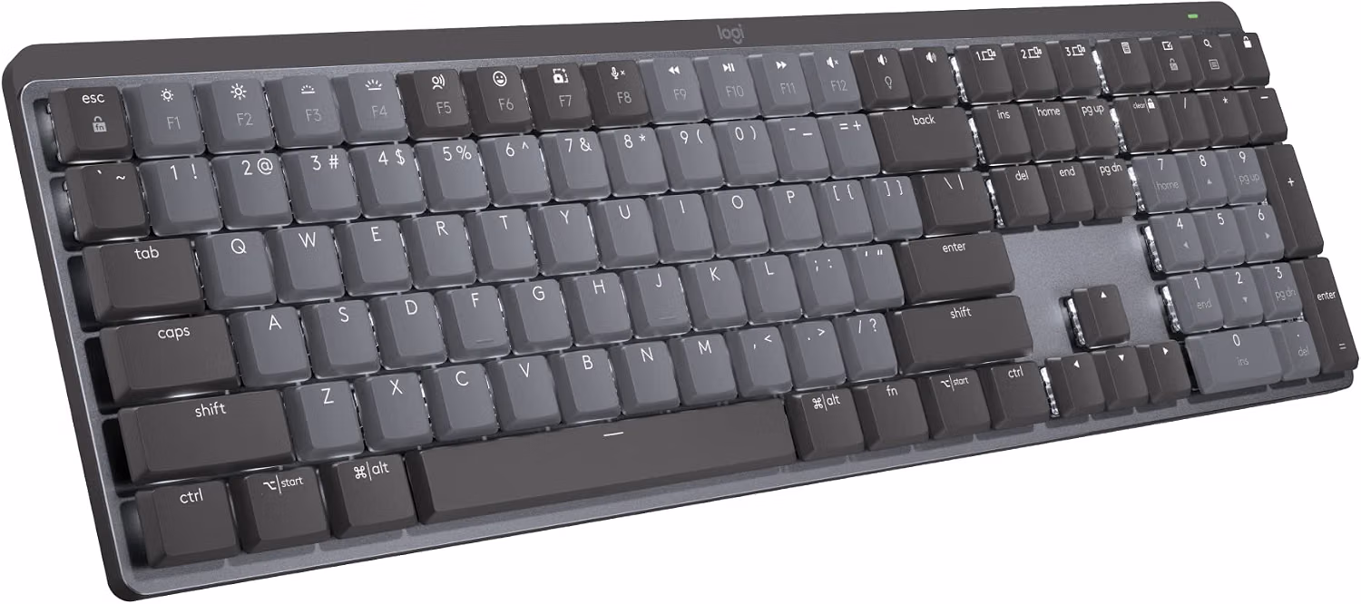 Logitech MX Mechanical Wireless Illuminated Keyboard Tactile - Graphite