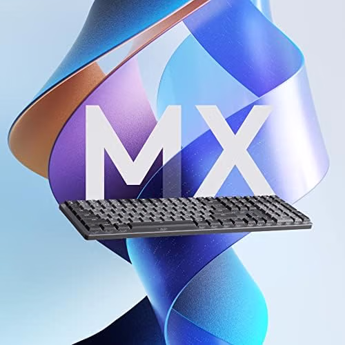 Logitech MX Mechanical Wireless Illuminated Keyboard Tactile - Graphite — view 2