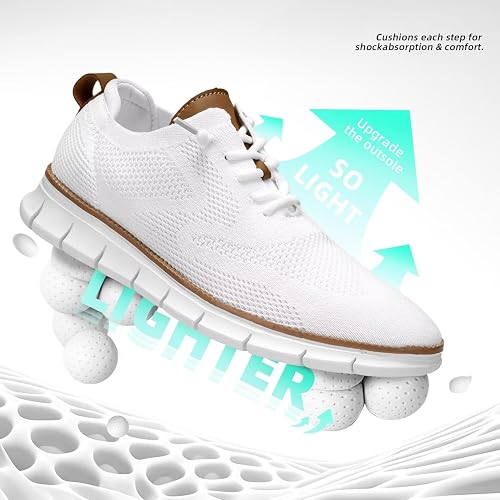 Nike Men's Casual Dress Oxfords Fashion Walking Sneakers with Mesh Upper and Memory Foam Insole — view 3