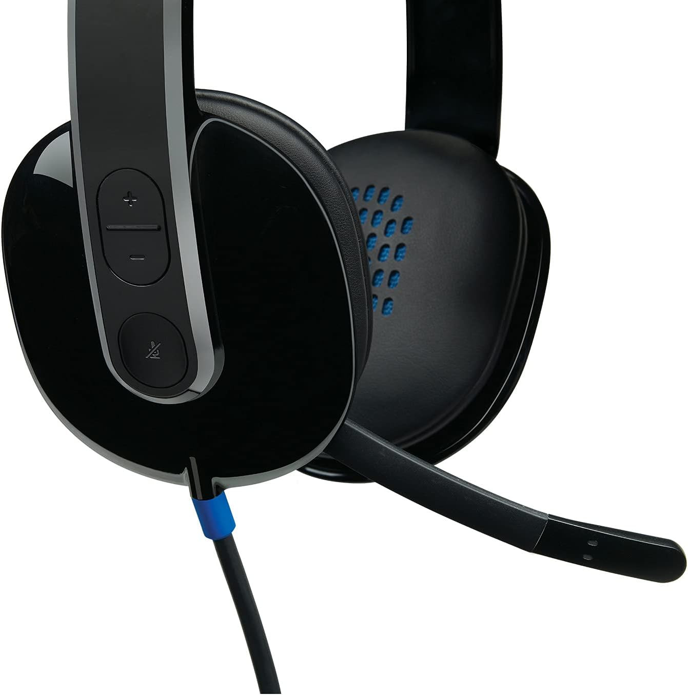 Logitech H540 Wired Headset for Windows and Mac, USB-A, Black — view 3