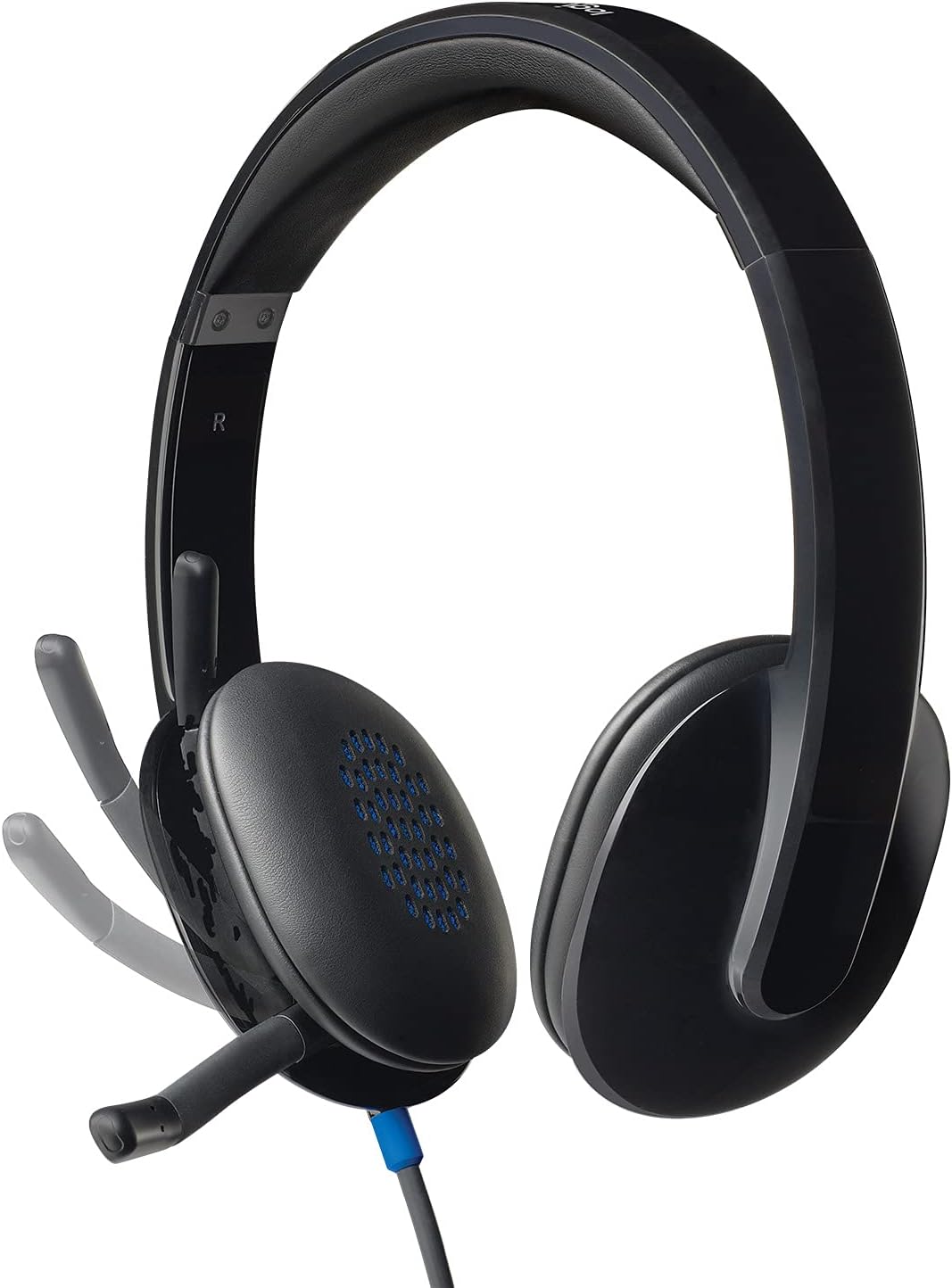 Logitech H540 Wired Headset for Windows and Mac, USB-A, Black — view 4