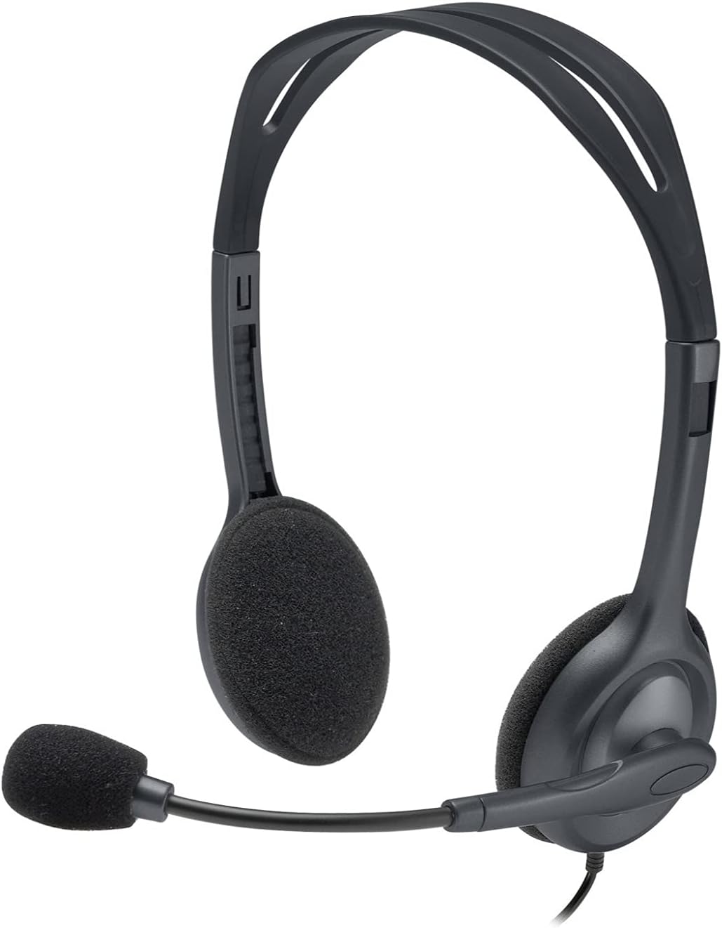 Logitech H111 Stereo Headset with 3.5 mm Audio Jack - Black — view 2