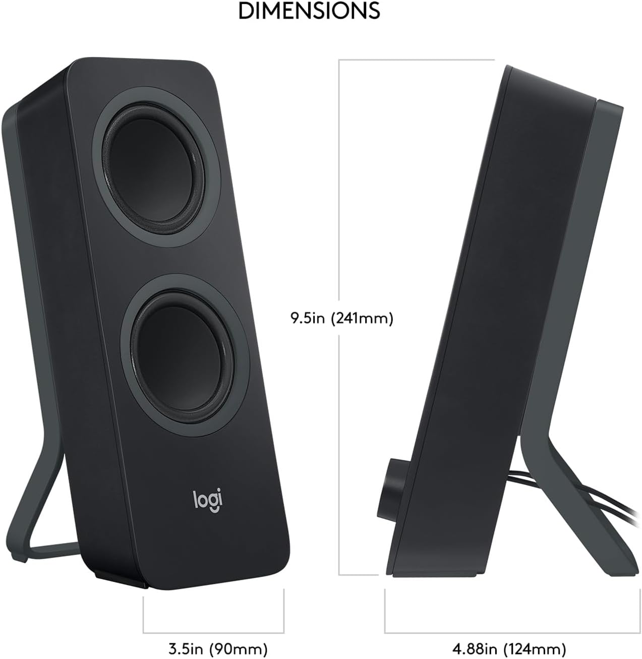 Logitech Z207 2.0 Stereo Computer Speakers with Bluetooth — view 3