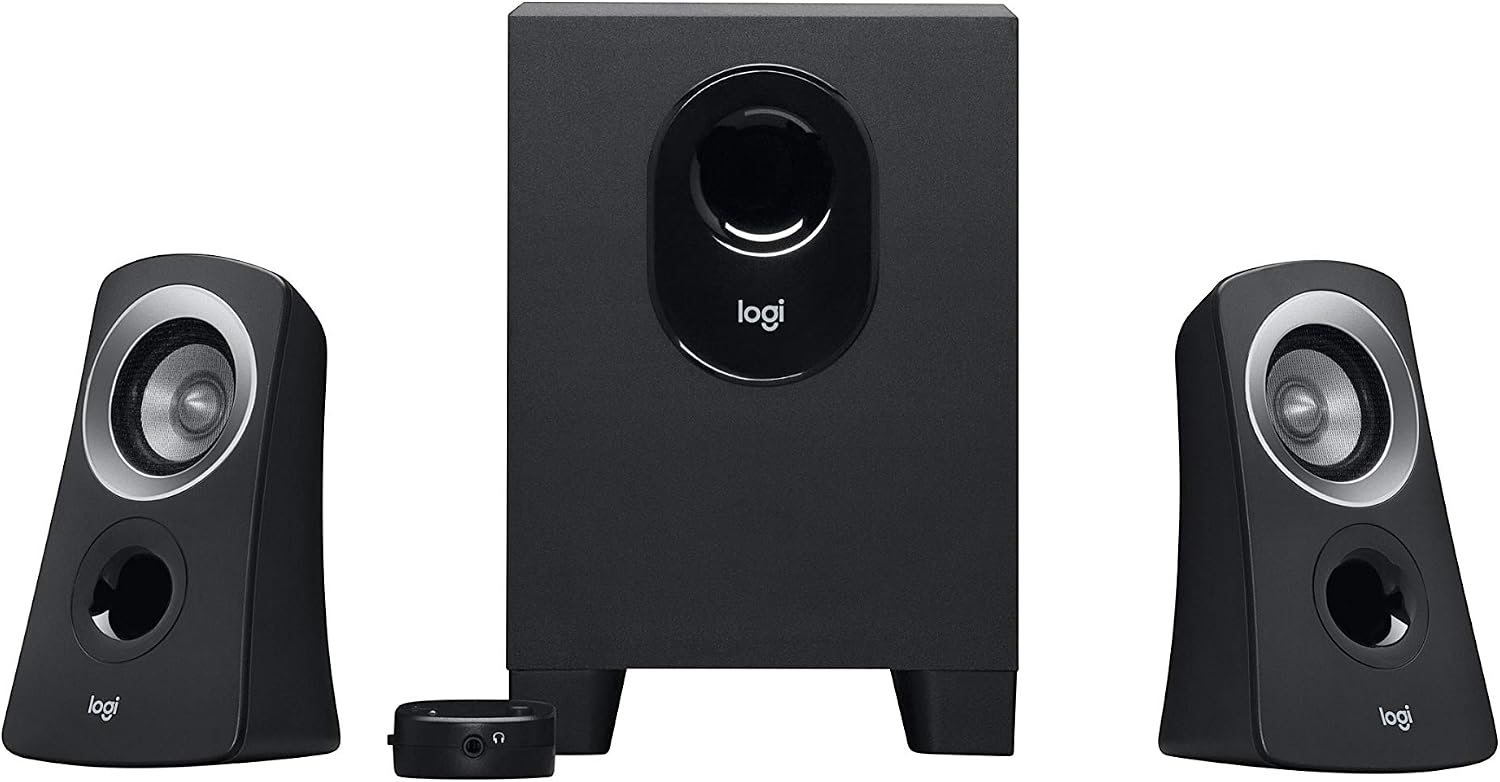 Logitech Z313 2.1 Multimedia Speaker System with Subwoofer - Black — view 3
