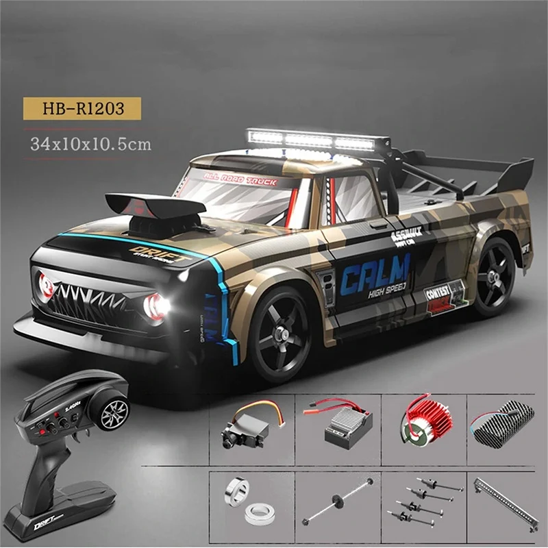 HB Toys RC Drift Racing Car R1201/02/03/04 1/12 4WD 30 km/h — BLACK