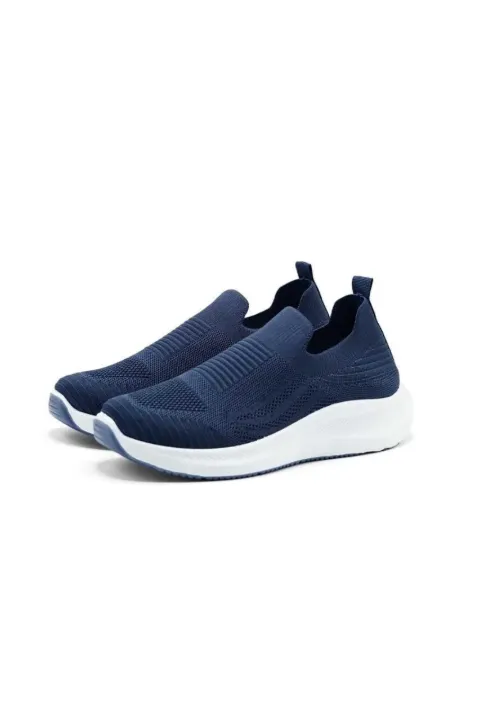 Blue Slip-On Walking Sneakers Size 40-45 — 40 — view 3