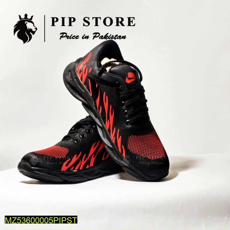 Men Rubber Joggers Red Fire Design Sizes 39 to 44 — 39