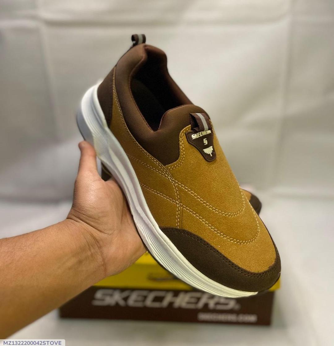 Stove Men's Mustard Skechers EVA Casual Slip-On Shoes Sizes 39 to 44 — 39