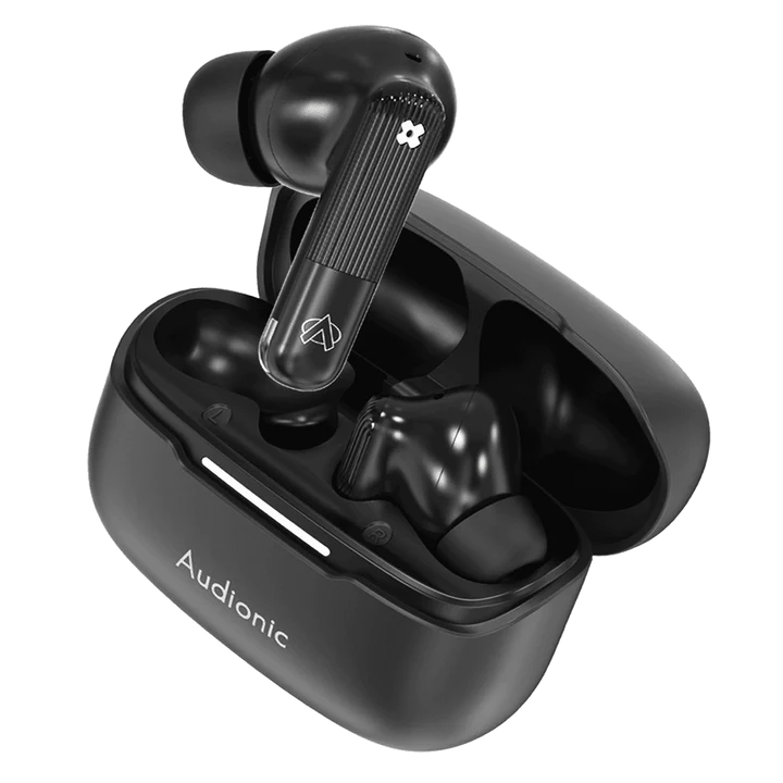 Trance Airbud 850 Hexa Mic with ANC — Color: Obsidian Black