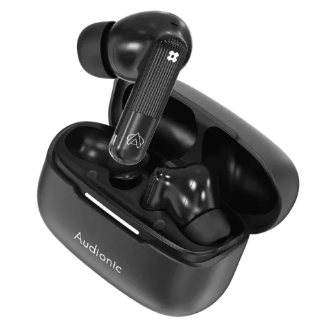 Trance Airbud 850 Hexa Mic with ANC — Color: Obsidian Black
