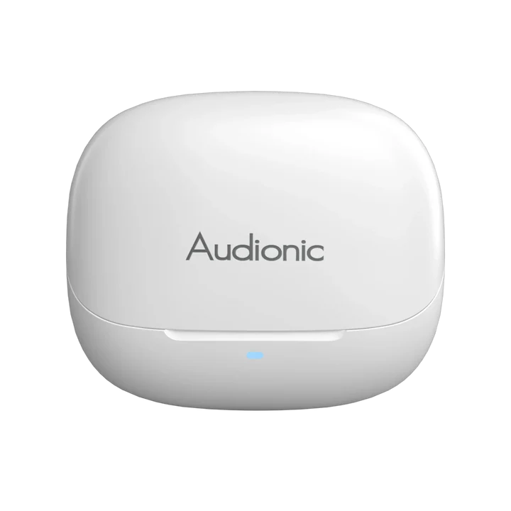 Audionic Airbud 730 ENC Wireless Earbuds BT 5.4 — Color: White ice