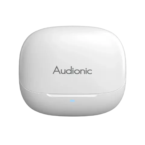 Audionic Airbud 730 ENC Wireless Earbuds BT 5.4 — Color: White ice