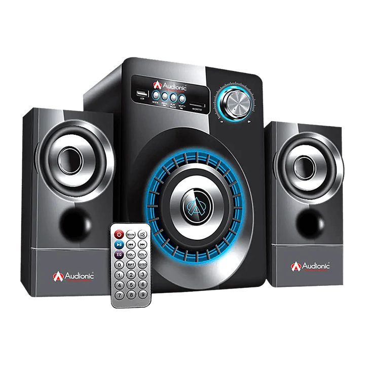 Audionic Max-230 Bluetooth 2.1 Speaker System with Aux USB Micro SD and Remote Control