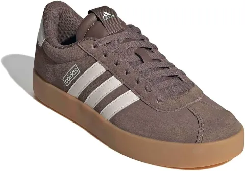 adidas Women's VL Court 3.0 Sneakers, Low-Cut Casual Shoes — Earth Strata/Chalk White/Gum, 6 — view 8