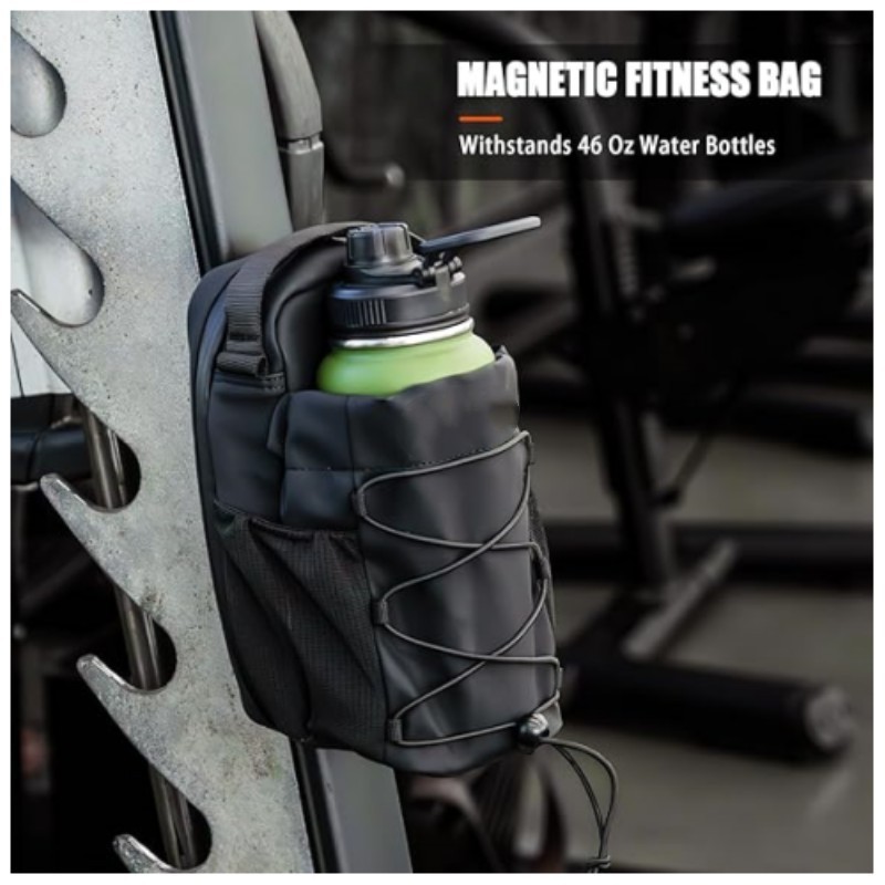 Fitness Magnetic Kettle Bag Crossbody Bag Magnetic Gym Bag For Men And Women Sling Bottle With Magnetic Attachment Water Bottle Holder — view 2