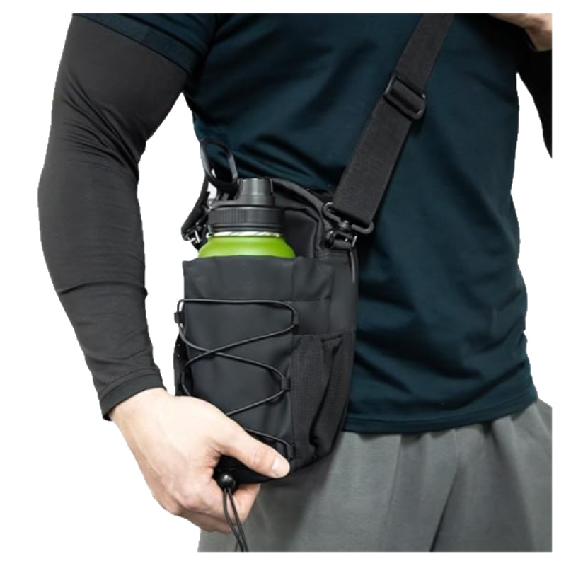 Fitness Magnetic Kettle Bag Crossbody Bag Magnetic Gym Bag For Men And Women Sling Bottle With Magnetic Attachment Water Bottle Holder — view 5