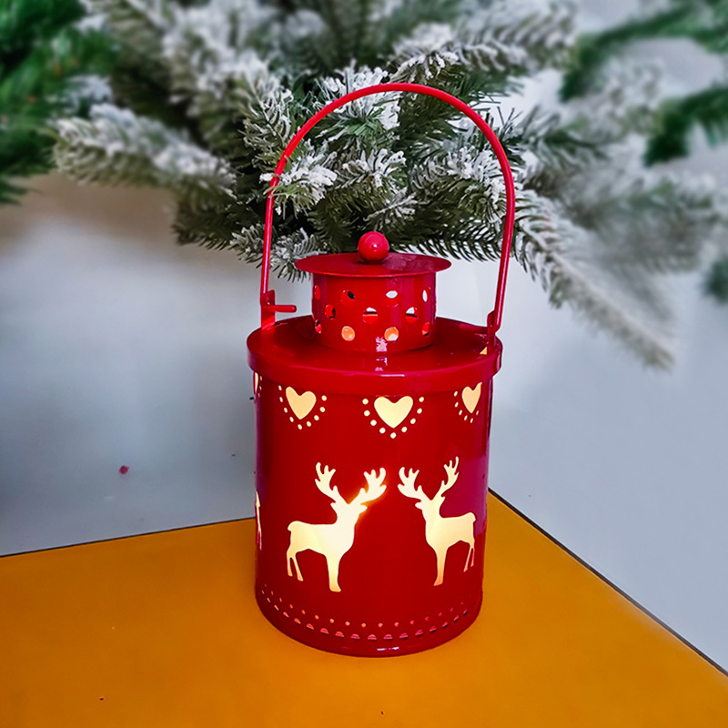 Christmas Candle Lights LED Small Lanterns Wind Lights Electronic Candles Nordic Style Creative Holiday Decoration Decorations — view 8