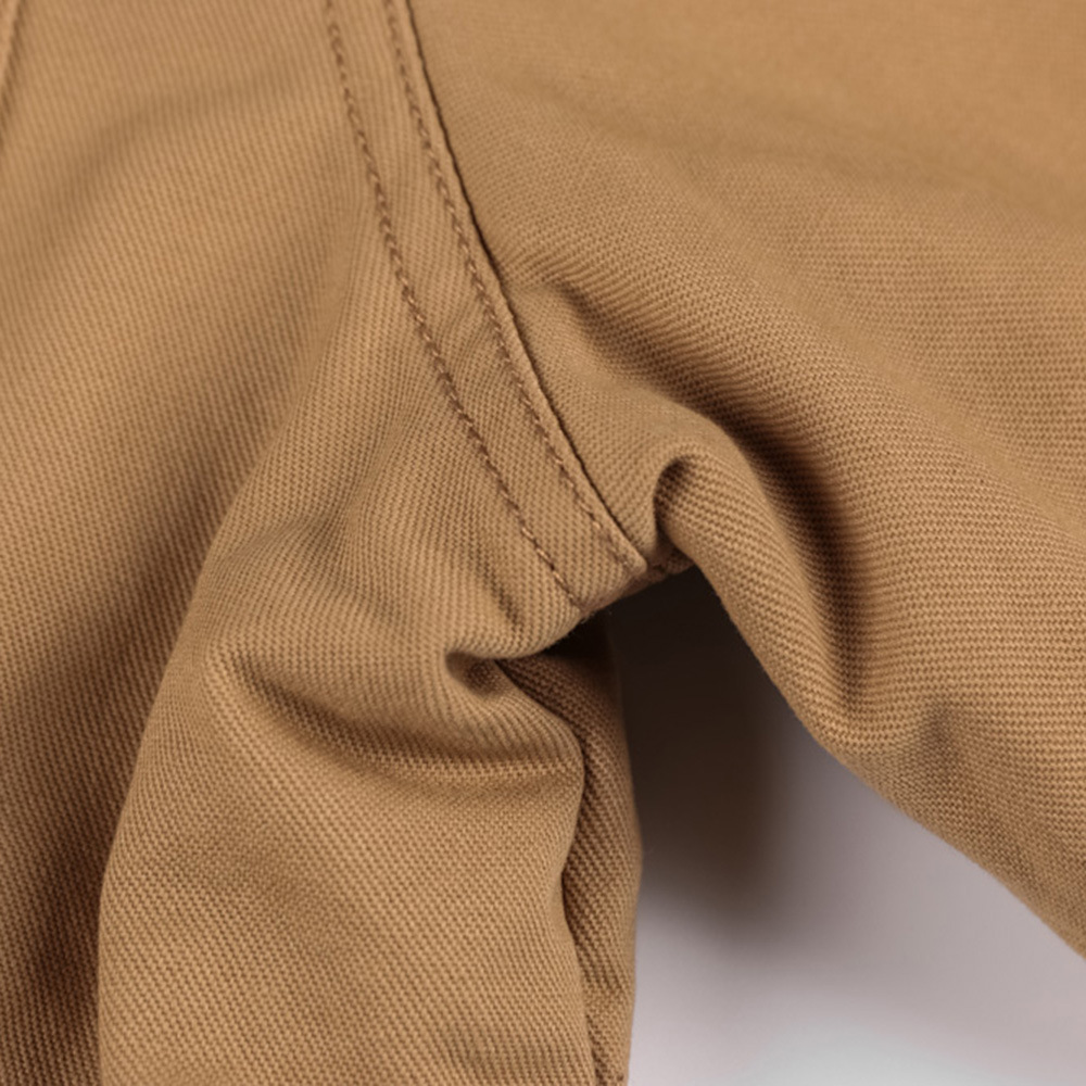 Winter Zip-up Coat Warm Thickened Detachable Hooded Jacket Multi-pocket Button Drawstring Long Sleeve Tops Men's Cargo Clothing — view 5