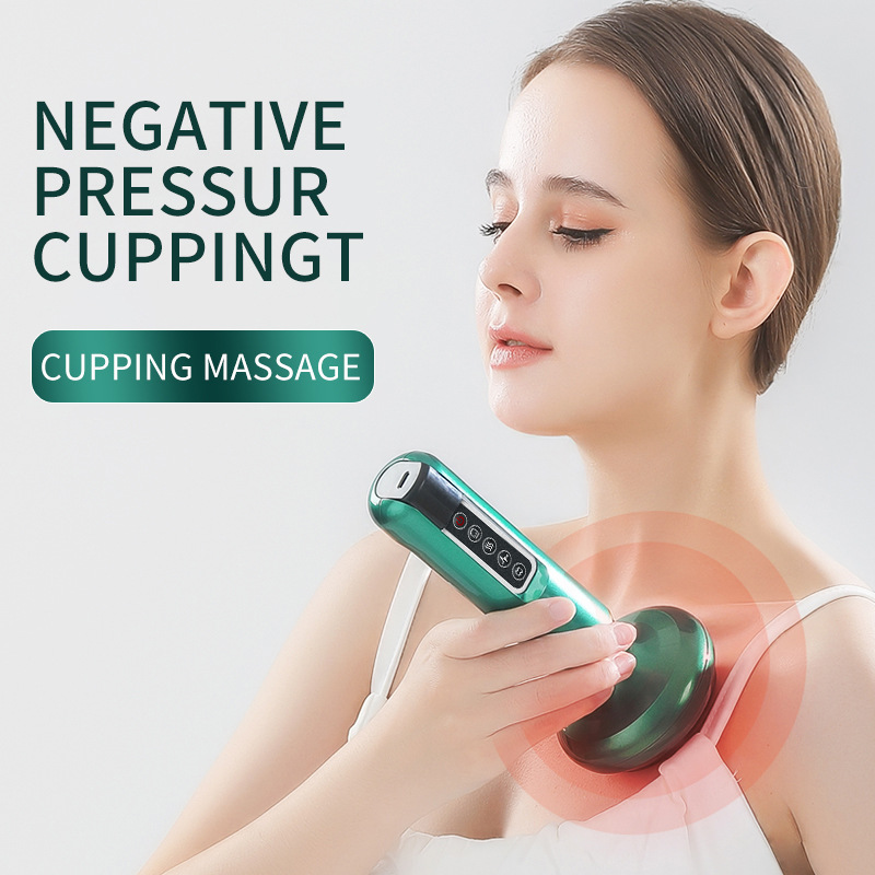 Electric Vacuum Cupping Massager For Body Anti-Cellulite Suction Cup Gua Sha Massage Body Cups Guasha Fat Burning Slimming Jars — view 4