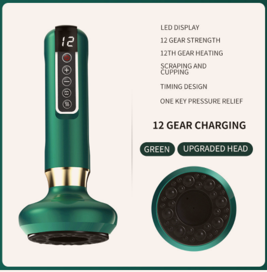 Electric Vacuum Cupping Massager For Body Anti-Cellulite Suction Cup Gua Sha Massage Body Cups Guasha Fat Burning Slimming Jars — view 5