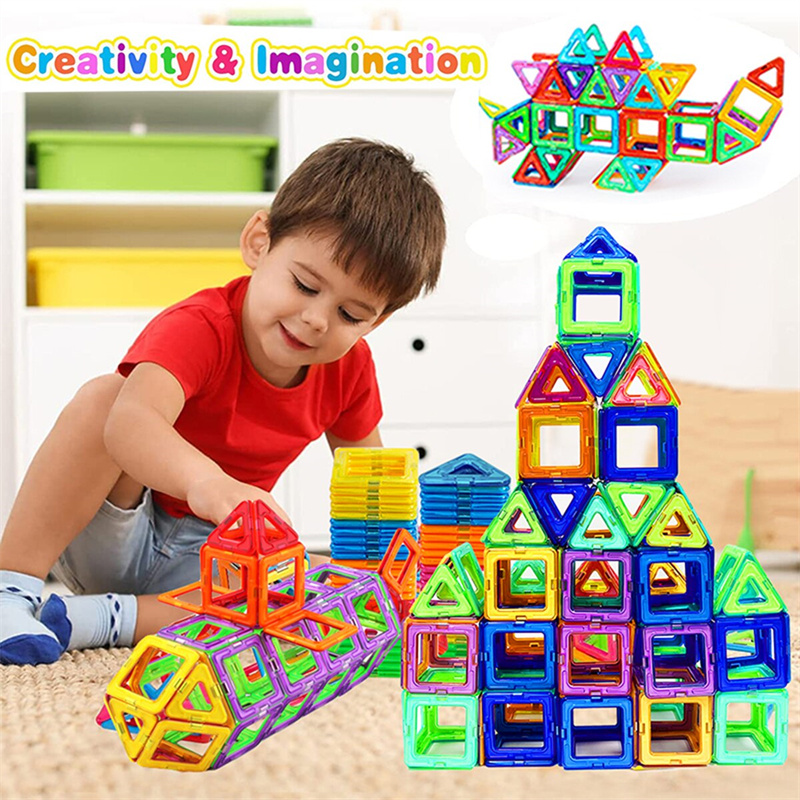 Magnetic Building Blocks DIY Magnets Toys For Kids Designer Construction Set Gifts For Children Toys — view 3