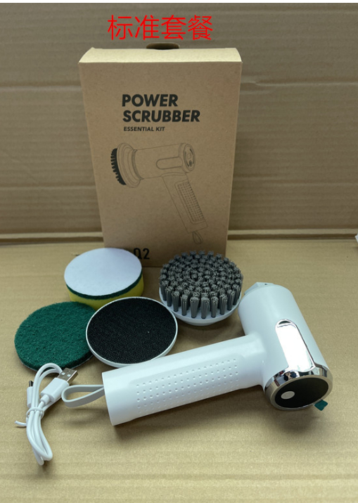 Multifunctional Smart Display Electric Cleaning Brush Wireless Kitchen Sink Cleaning Brush Waterproof Electric Pot Brush Cleaning Tool — view 7