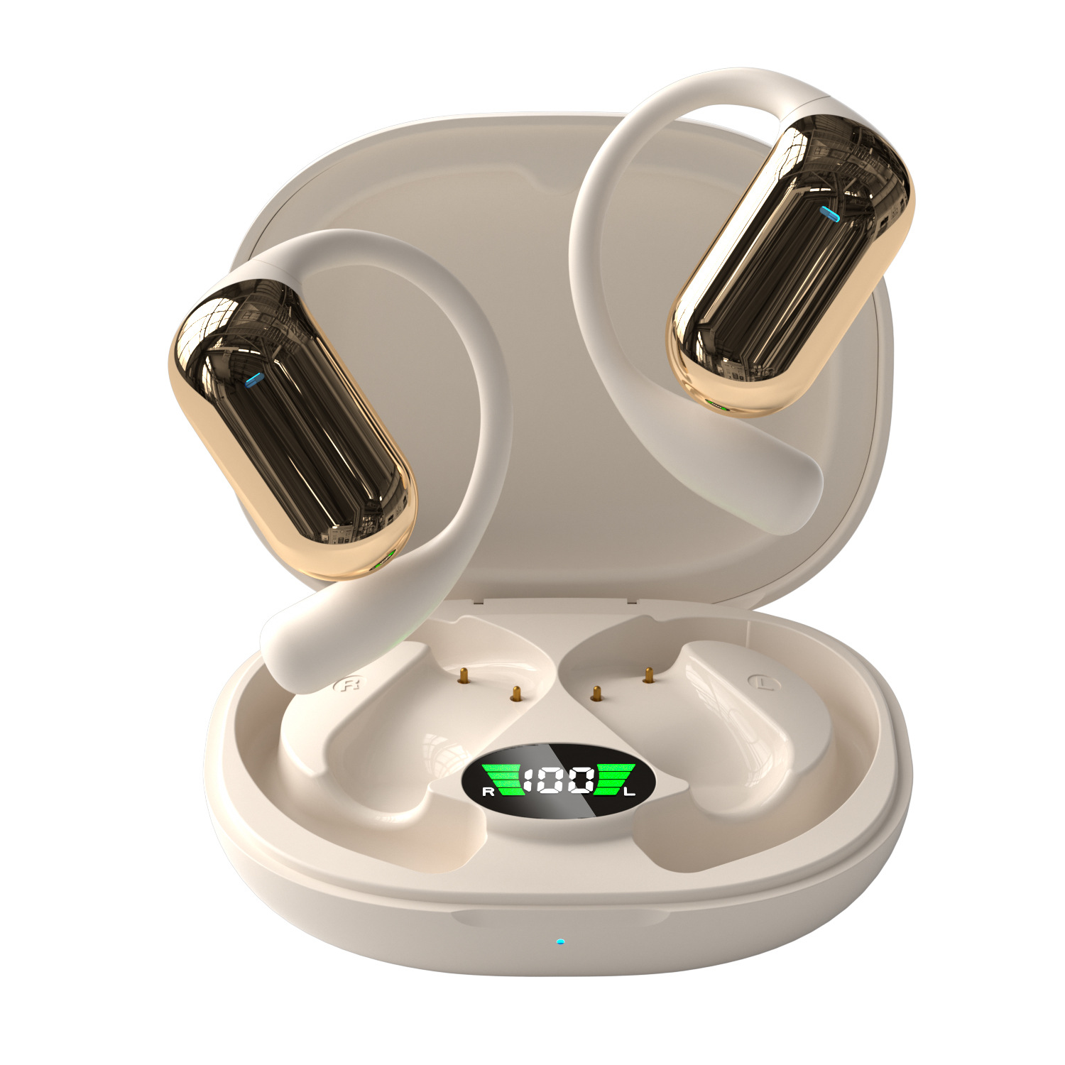 In-ear Noise-canceling Sports Ear-hook Bluetooth Earphones — view 4