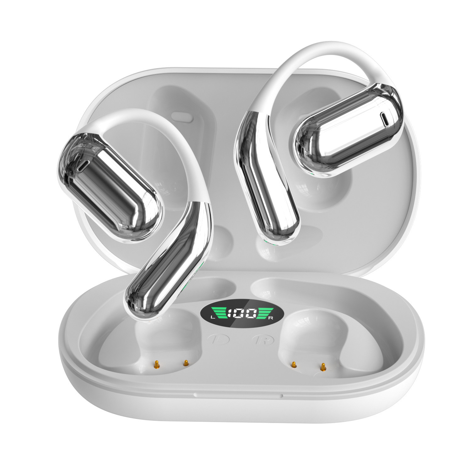 In-ear Noise-canceling Sports Ear-hook Bluetooth Earphones — view 6