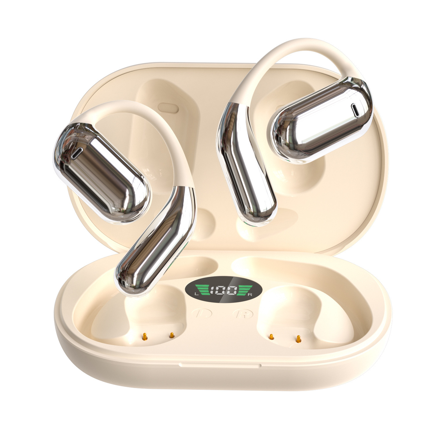 In-ear Noise-canceling Sports Ear-hook Bluetooth Earphones — view 7