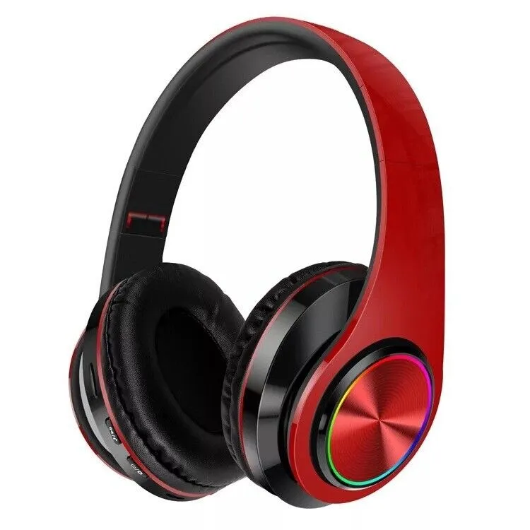 Super Bass Wireless Bluetooth Headphones Foldable Stereo Earphones Headsets Mic — view 4